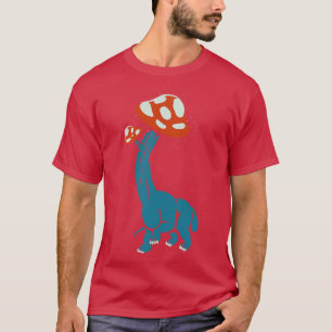 Mushroom Dinosaur Brachiosaurus by Tobe Fonseca T-Shirt