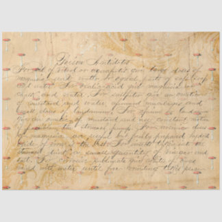 Mushroom Ephemera Design Series #5 Tissue Paper