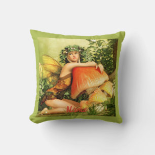 Mushroom fairy Thunder_Cove Cushion