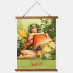 Mushroom fairy Thunder_Cove  Hanging Tapestry