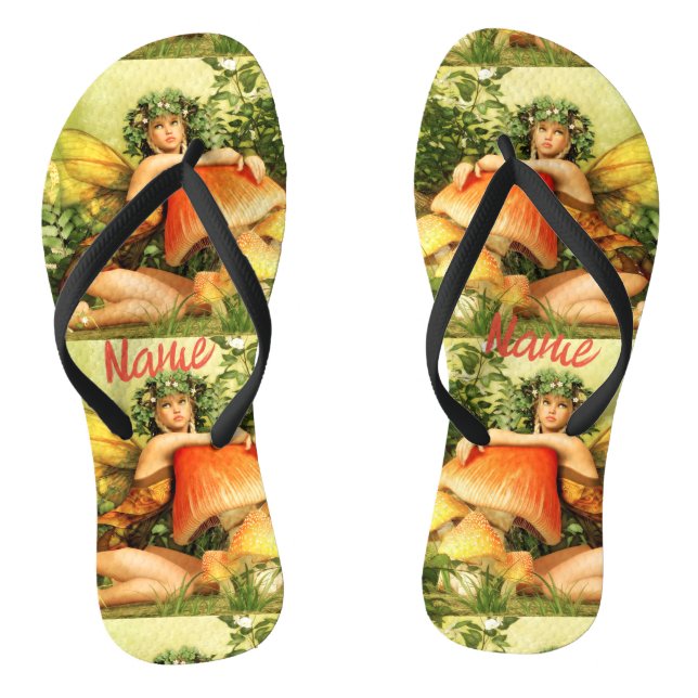 Mushroom fairy Thunder_Cove Jandals (Footbed)