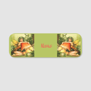 Mushroom fairy Thunder_Cove  Name Tag
