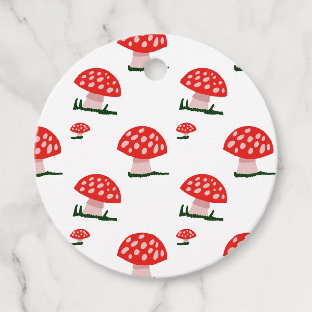 Mushroom Favor Tags (Front)