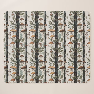 Mushroom Fields Sherpa Blanket
