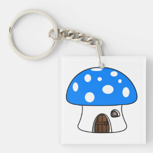 Mushroom, Fly Agarnic, House Key Ring