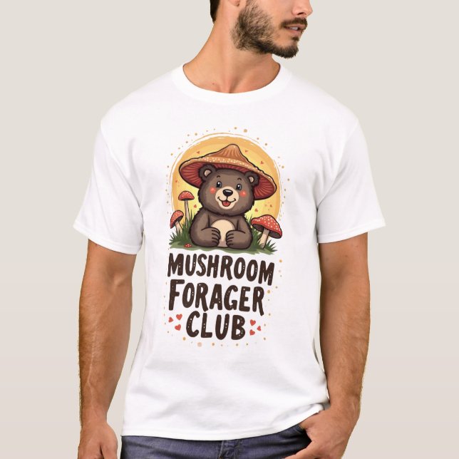 Mushroom Forager Club T-Shirt (Front)