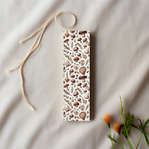 Mushroom Forest Book Lover's Card Bookmark