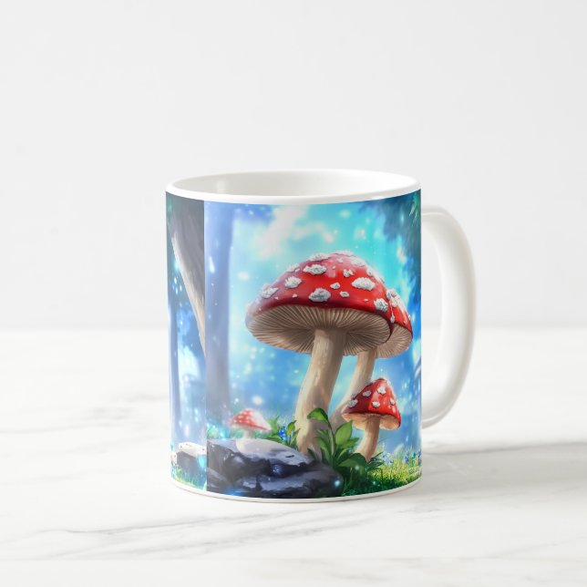 Mushroom Forest Coffee Mug (Front Right)