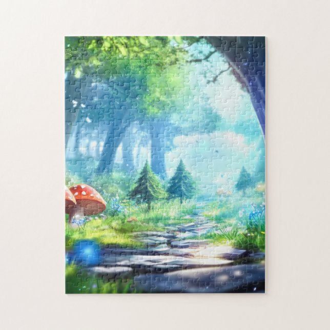 Mushroom Forest  Jigsaw Puzzle (Vertical)