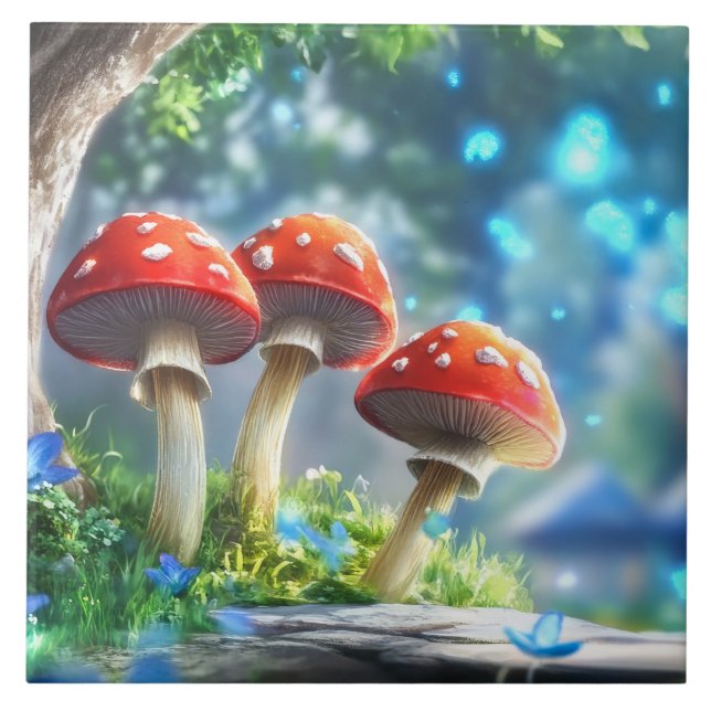 Mushroom Forest Tile (Front)