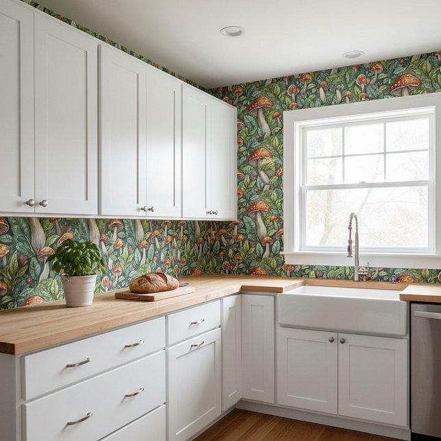 Mushroom forest wallpaper (Creator Uploaded)