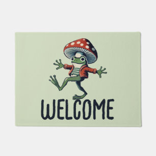 Mushroom Frog Doormat