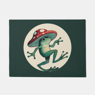 Mushroom Frog                                      Doormat