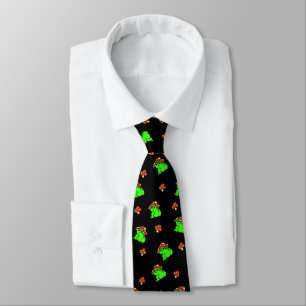 Mushroom Frog Tie