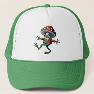Mushroom Frog Trucker Hat