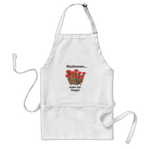 Mushroom Fungi Red Mushrooms Standard Apron
