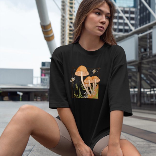 Mushroom Garden Cottagecore T-Shirt (Creator Uploaded)