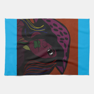 Mushroom Girl Kitchen Towel