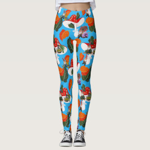 mushroom gnome leggings