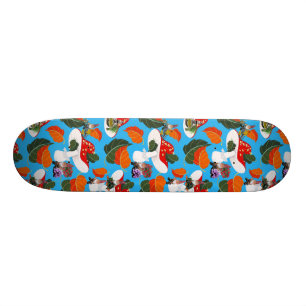 mushroom gnome skateboard