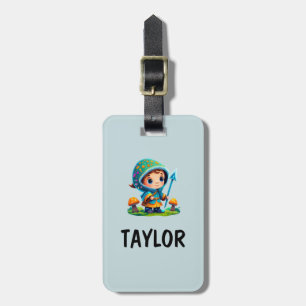 Mushroom Guardian Custom Colourful Bag Backpack Luggage Tag