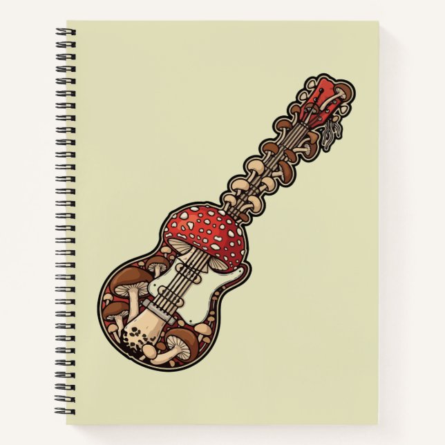 Mushroom Guitar Notebook (Front)