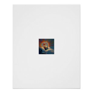 Mushroom Halo Radiant Sunburst Rest Poster