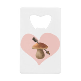 Mushroom Heart Design Print