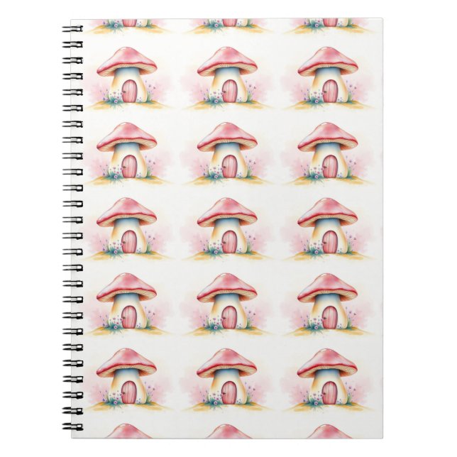 Mushroom Home Photo Album Notebook (Front)