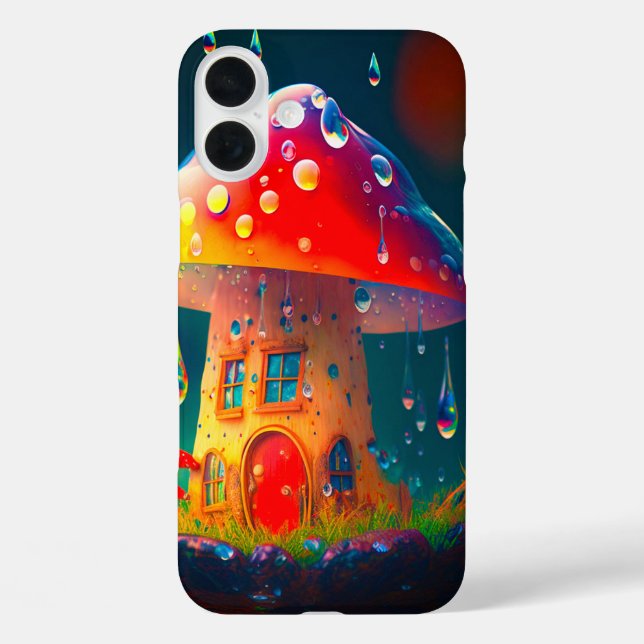 Mushroom House Phone Case (Back)