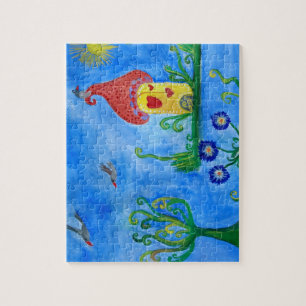 Mushroom House  Puzzle with Gift Box