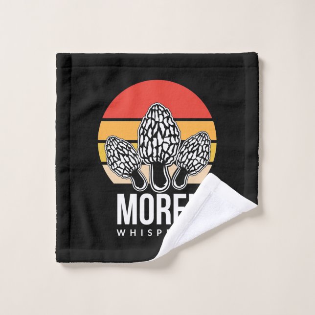 Mushroom Hunter Morel Whisperer Wash Cloth (Wash Cloth)