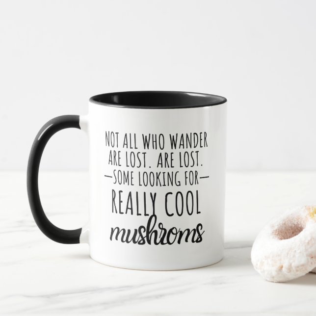 Mushroom Hunter  Mug (With Donut)
