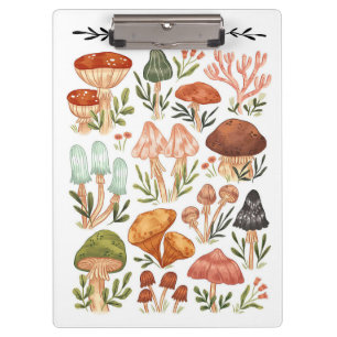 Mushroom Hunter Mushrooms Style Clipboard