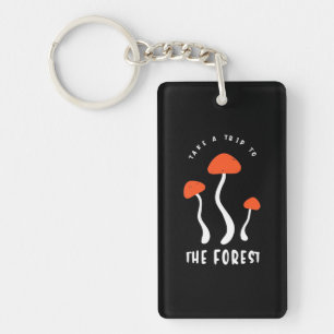 Mushroom Hunter Take A Trip To The Forest Key Ring