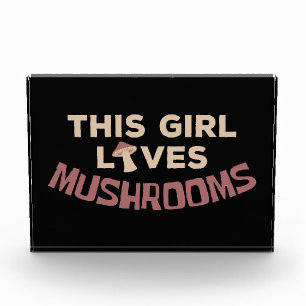 Mushroom Hunter This Girl Loves Mushrooms Photo Block