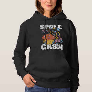 Mushroom Hunting SporeGasm Morel Hunter Foraging Hoodie