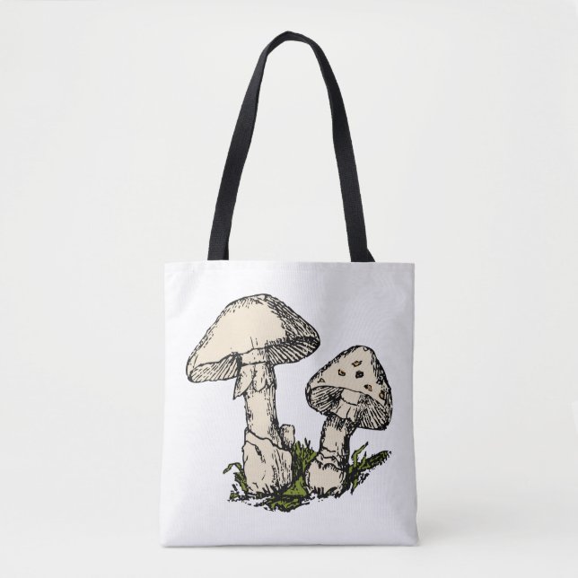 Mushroom  illustration tote bag (Front)