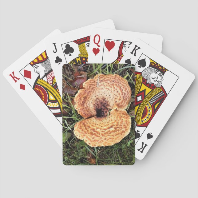 Mushroom in the Forest Playing Cards (Back)