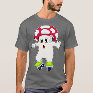 Mushroom Inline skating Roller skates T-Shirt