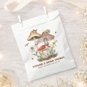 Mushroom & Insects Baby Shower Favour Bag Woodla