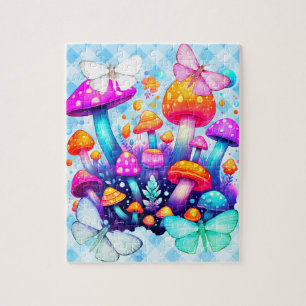mushroom jigsaw puzzle