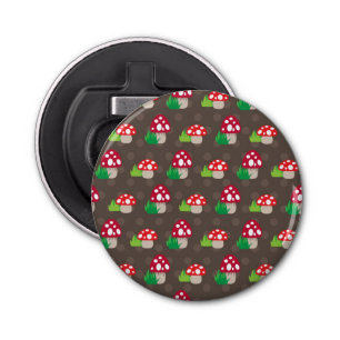 mushroom kids pattern bottle opener