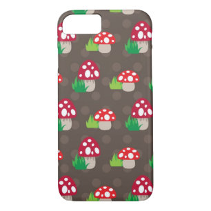 mushroom kids pattern Case-Mate iPhone case