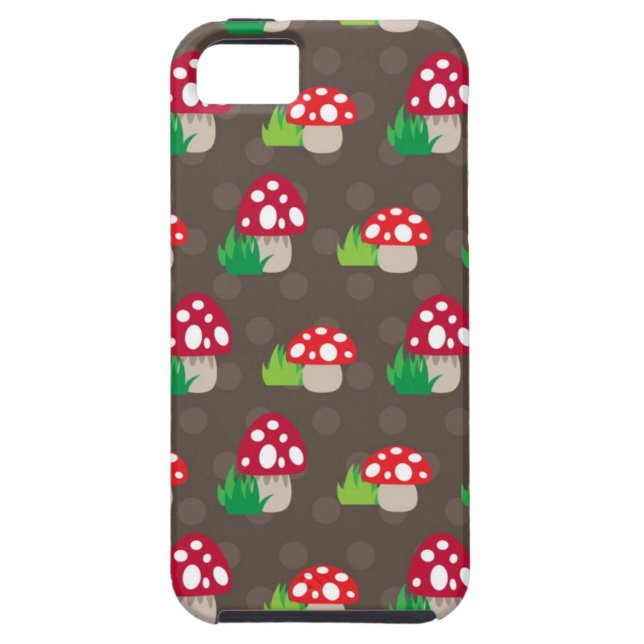 mushroom kids pattern Case-Mate iPhone case (Back)