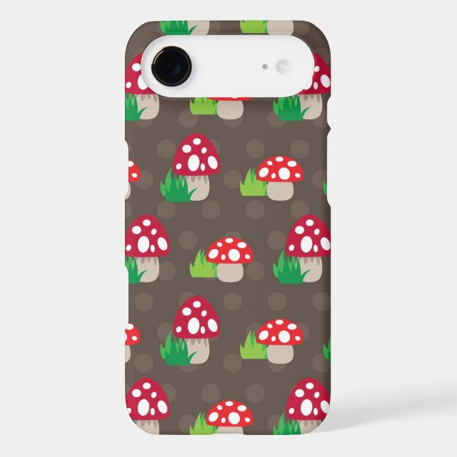 mushroom kids pattern Case-Mate iPhone case (Back)