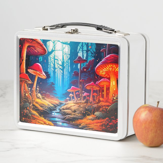 Mushroom Land Metal Lunch Box (In Situ)