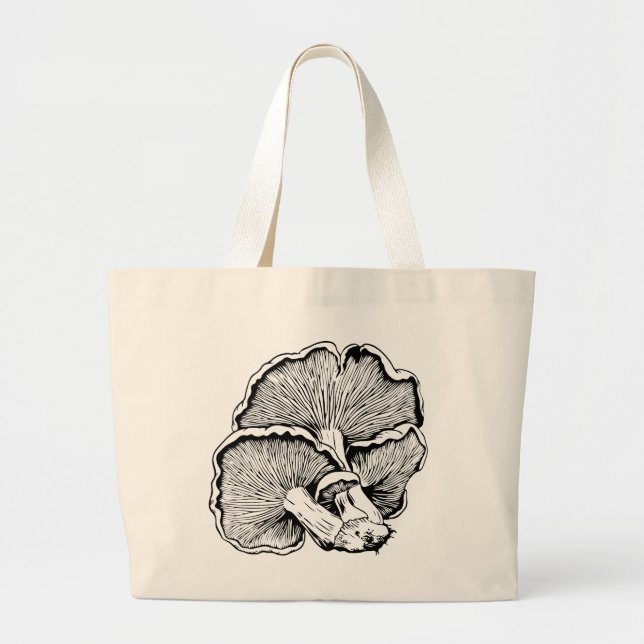  Mushroom  Large Tote Bag (Front)