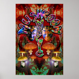 Mushroom Magic Poster