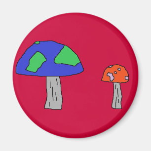 Mushroom magnet
